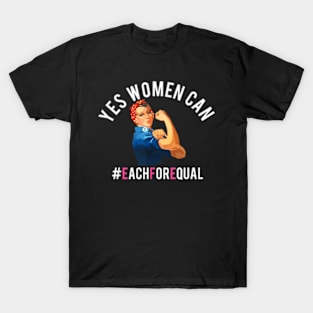 Yes Women Can International Womens Day 2020 T-Shirt